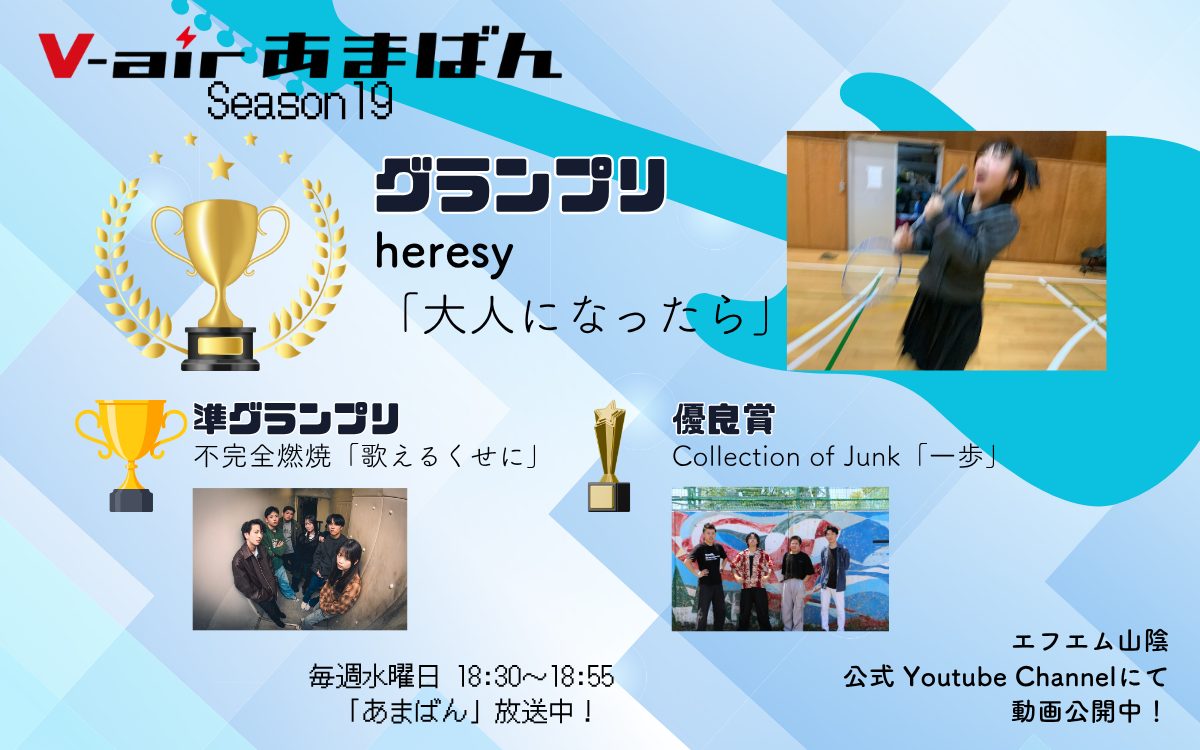 あまばんseason19 グランプリ大会 各賞発表！